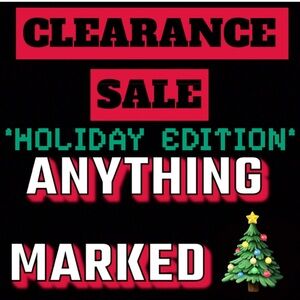 🎄HOLIDAY CLEARANCE SALE🎄